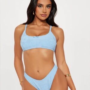Fashion Nova Blue Bikini Set